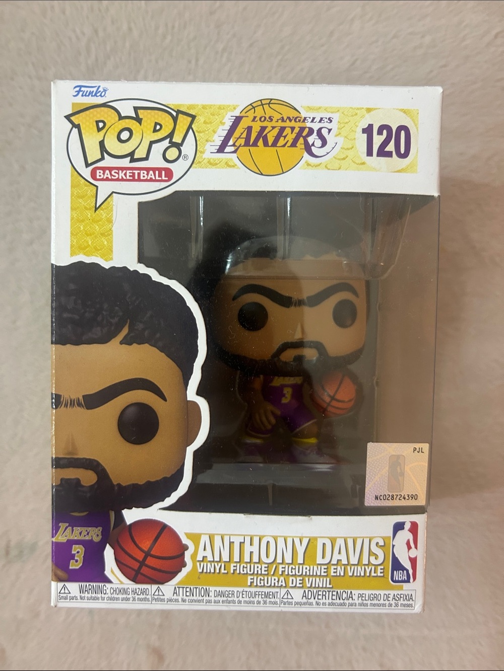 Funko Pop! Anthony Davis Los Angeles Lakers - Purple and Gold